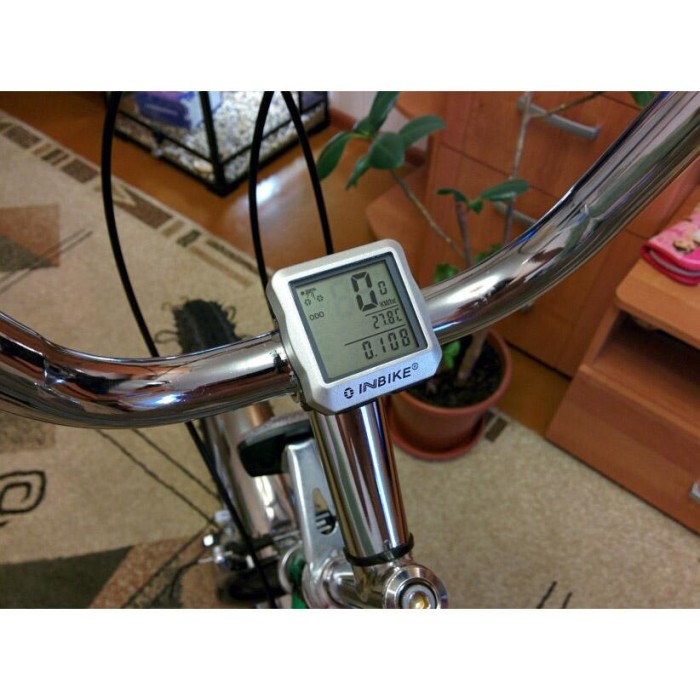 Inbike Đồng Hồ Đo Tốc Độ Màn Hình Lcd 14 Chức Năng Cho Xe Đạp