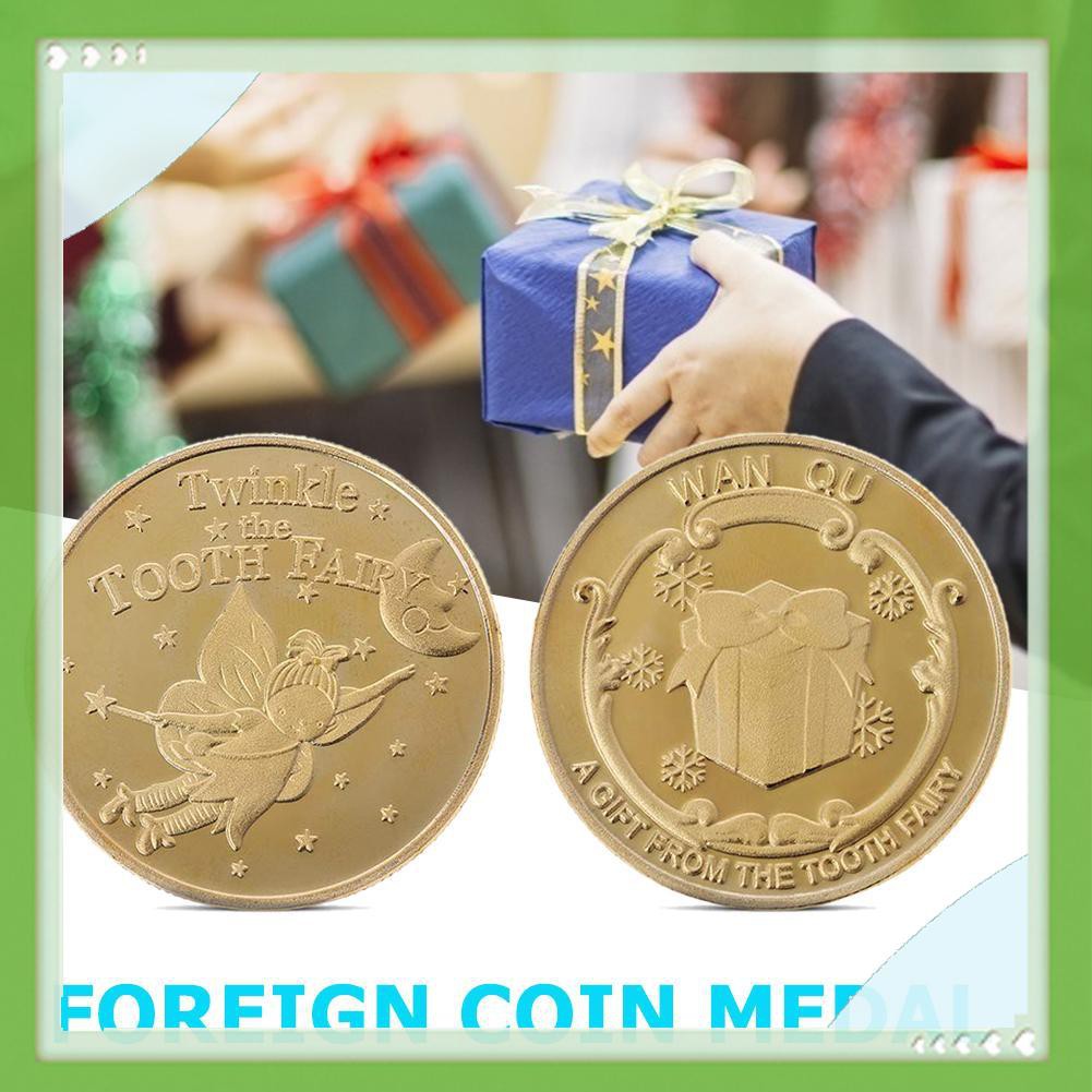 Aigoni Đồng Xu Mạ Vàng Sáng Tạo Xinh Xắn Cho Bé