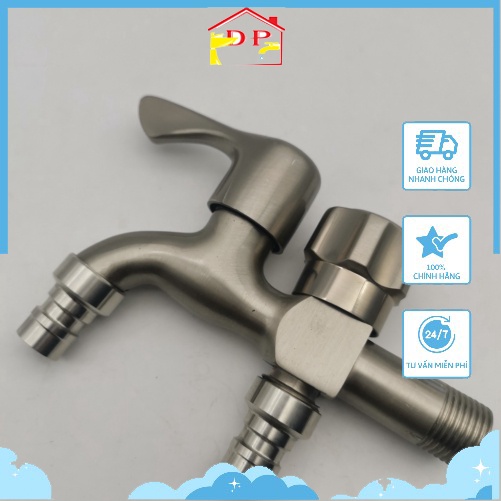 Vòi nước, Sen tắm lạnh inox 304 cao cấp SL02 - bảo hành 24 tháng