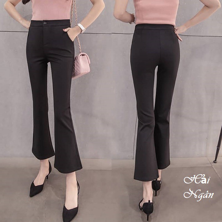 QUẦN TÂY Cống Sở ỐNG LOE Dáng Lỡ 84CM Sang Chảnh, Có Thêm Bigsize 82KG, Vải Tuyết Mưa Đẹp