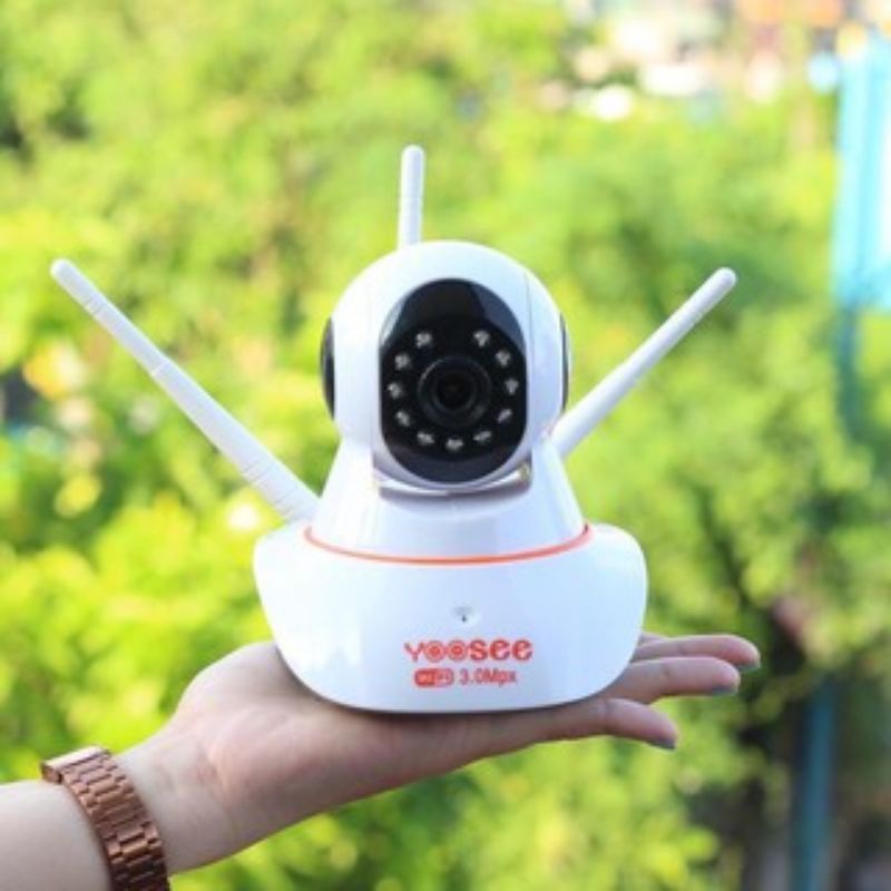 Camera Yoosee 3 .0 Mp Full 1080P 11 Đèn Led Ban Đêm Có Màu-Bảo Hành 12 tháng, Yoosee 3 Râu, Yoosee 5 Râu