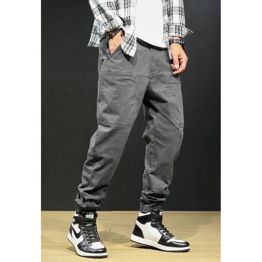 Quần Jogger Túi Hộp Kaki Nam Cao Cấp - Dày Dặn - Co Giãn tốt - 100% Không Bai, Không Xù - ADAM MAN