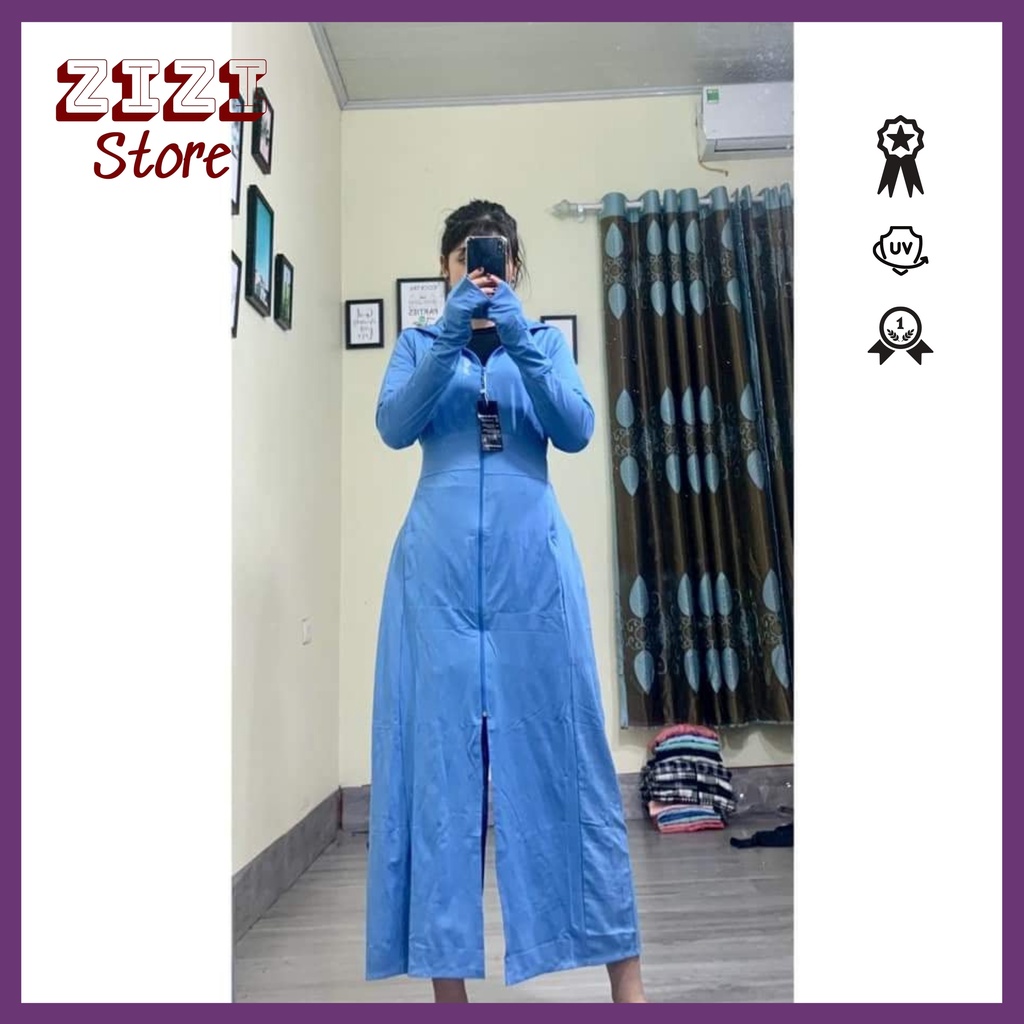 Áo chống nắng toàn thân vải thông hơi làm mát cao cấp