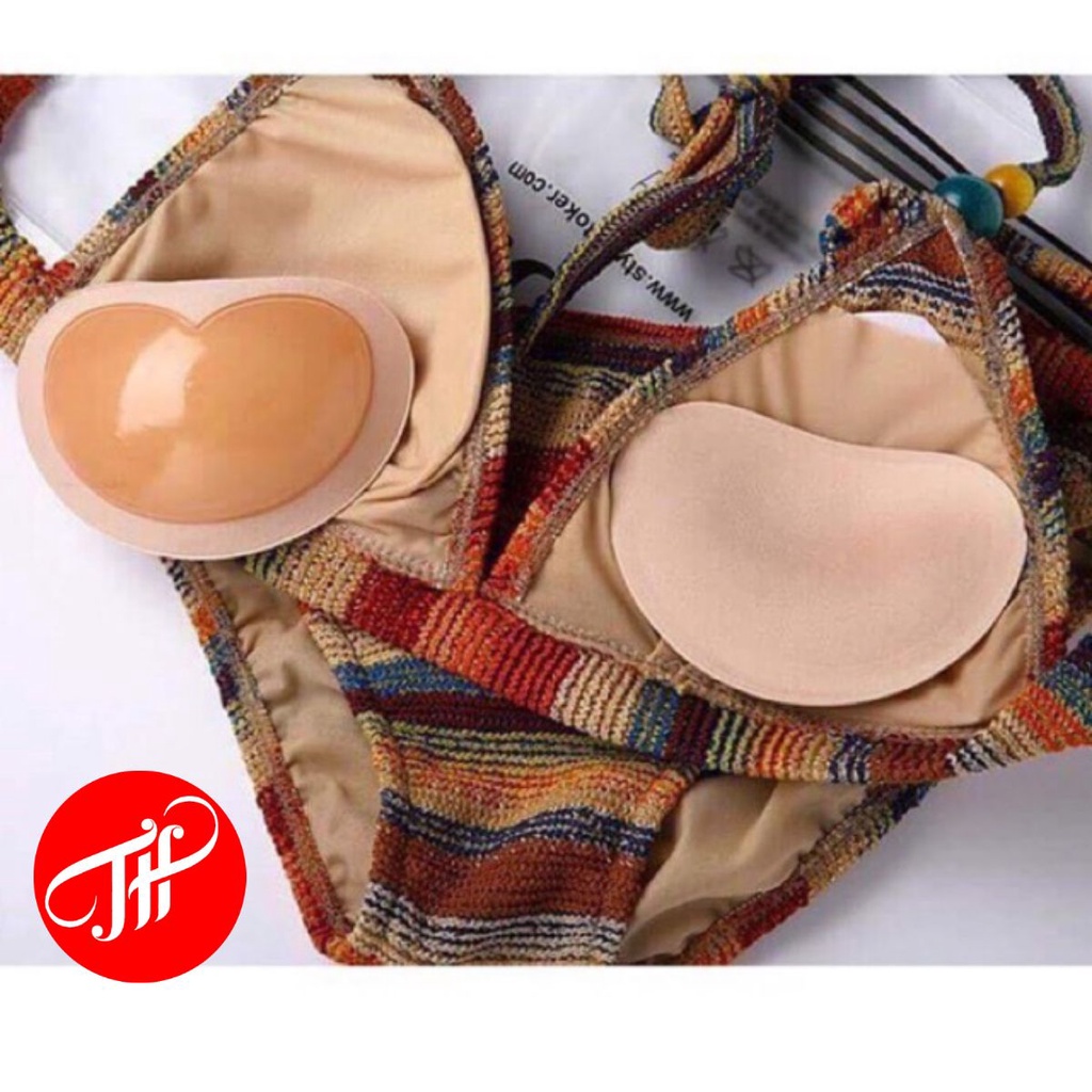 [HOT HOT] Đôi Miếng dán độn ngực ( độn tim đồ lót, đồ tập, bikini)