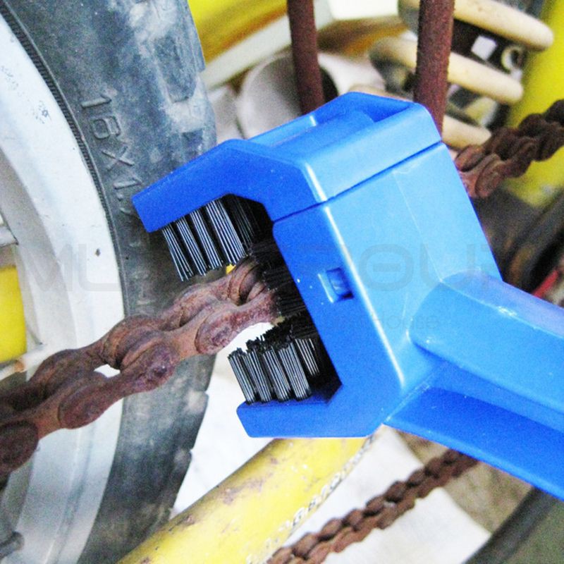Bàn Chải Chà Sên Xích Xe Đạp 3D Giúp Vệ Sinh Sên Xích Líp Đĩa Chuyên Dụng Cho Xe Đạp, Xe Máy MLH