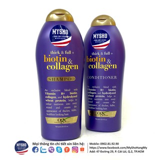 Dầu Gội Biotin & Collagen 750ml - Phục hồi và chống rụng tóc (1 Chai)