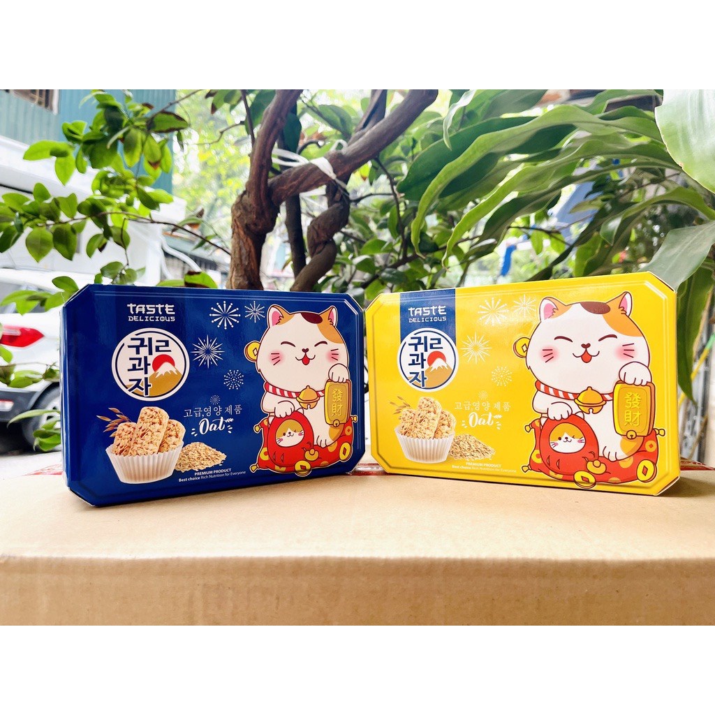 Bánh Yến Mạch Hàn quốc 150G Siêu Thơm Ngon Giòn Tan 2023 - Đủ các màu