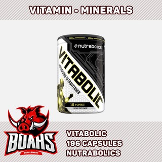 Ultra Vitamin Vitabolic Nutrabolic 196 viên - Vitamin tổng hợp hỗ trợ tăng sức đề kháng và năng lượng sức bền của cơ thể