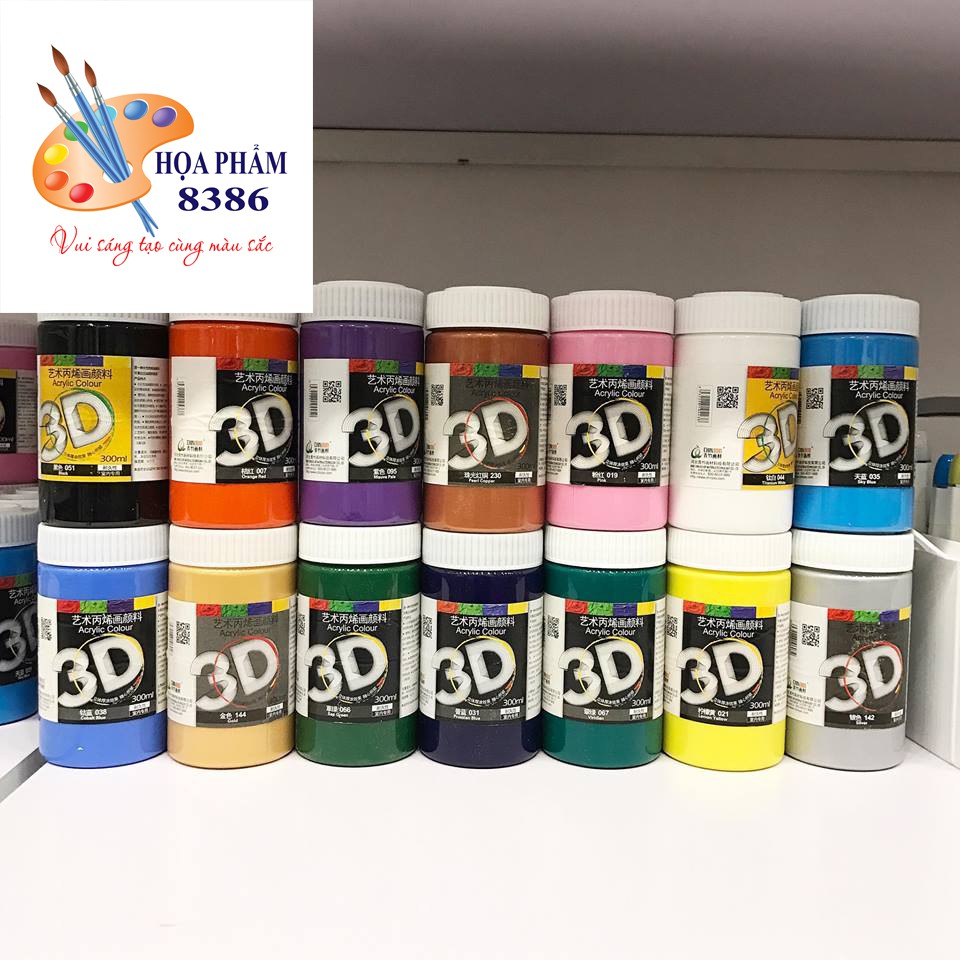 Màu vẽ 3D Acrylic 300ml