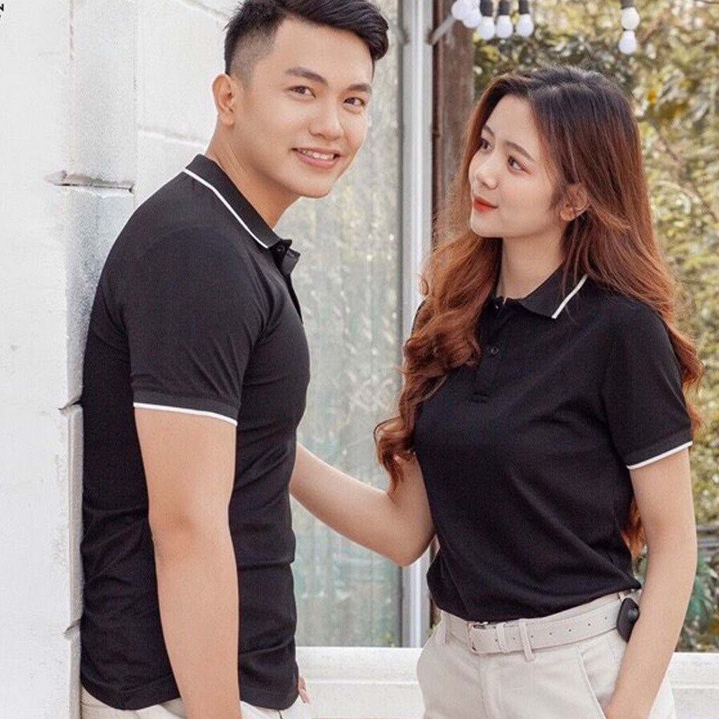 Áo polo nam nữ-cổ bẻ phối viền tinh tế,áo phông nam nữ - PANDO FASHION AP41