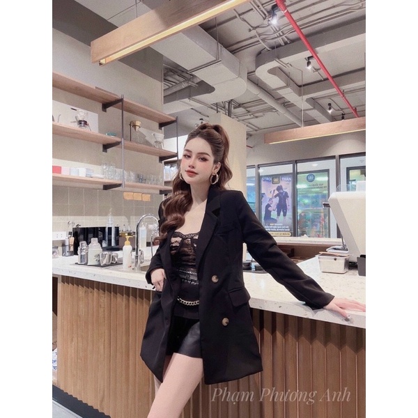 Áo vest blazer 2 lớp
