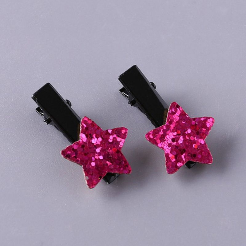 2 Kẹp Tóc Hình Ngôi Sao Lấp Lánh Cho Bé Gái