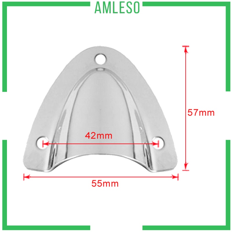 [AMLESO] Boat Stainless Steel Clam Shell Midget Vent Hose Cable Cover Marine Yacht