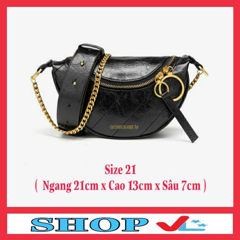 Túi Bao Tử Đeo Chéo Trước Ngực, Đeo Ngang Hông SIZE 21 - VL