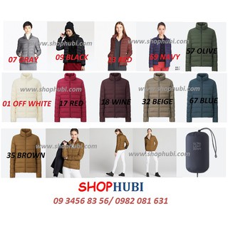Áo lông vũ siêu nhẹ chịu mưa nữ không mũ UNIQLO Nhật 2018