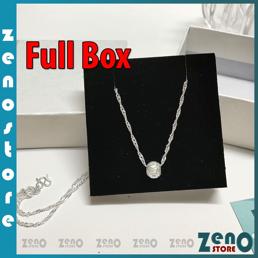 Vòng cổ ZenO hạt Transit  DC03, dây chuyền hợp kim bạc phong cách Hàn Quốc