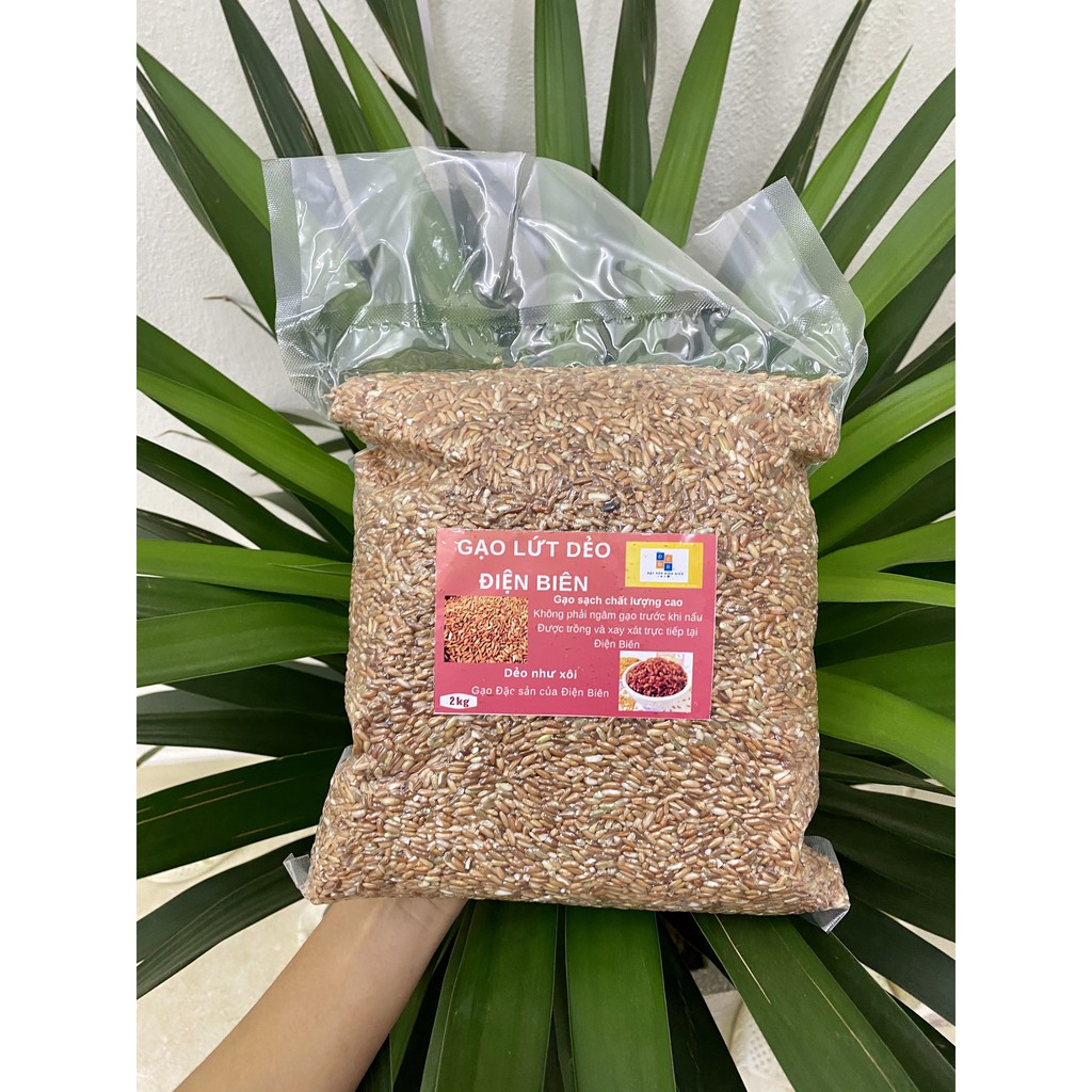 Gạo lứt đỏ loại 2kg không ngâm dẻo như xôi