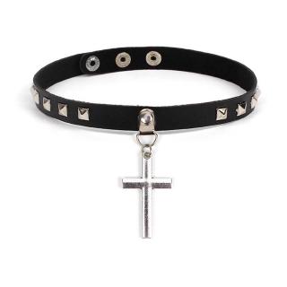 DFGF Cổ Choker Màu Đen Phong Cách Gothic