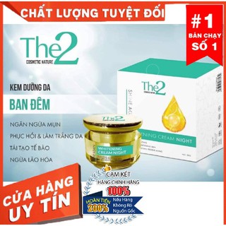 Kem đêm the2 - kem dưỡng da ngăn ngừa mụn, ngừa lão hóa, làm trắng da - đông dược vũ đức