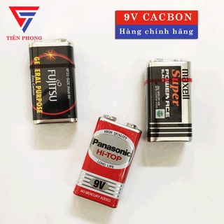 Pin 9V vuông Cacbon Hàng Chính Hãng Panasonic, Maxell, Fujitsu, GP