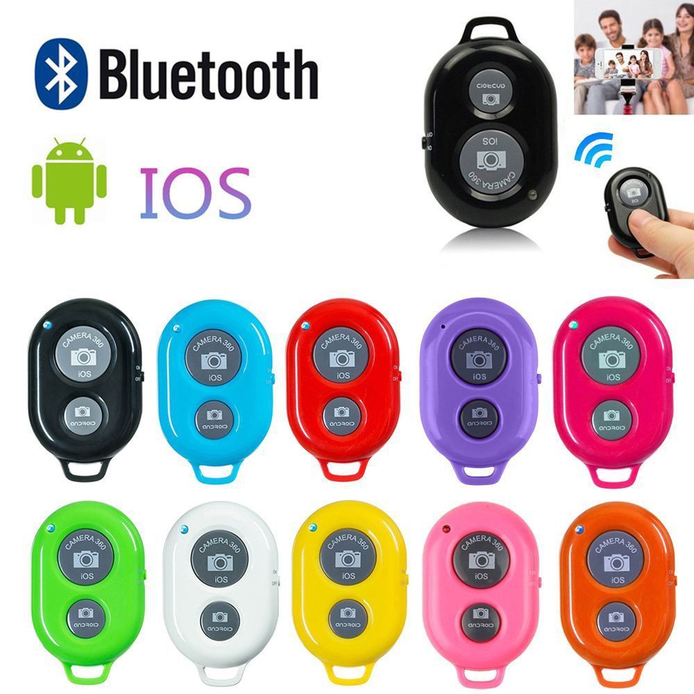 Không dây Bluetooth Điện thoại thông minh Camera Điều khiển từ xa Màn trập cho Selfie Stick Tương thích Monepad Android iOS