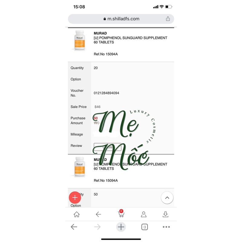 VIÊN UỐNG CHỐNG NẮNG NỘI SINH MURAD