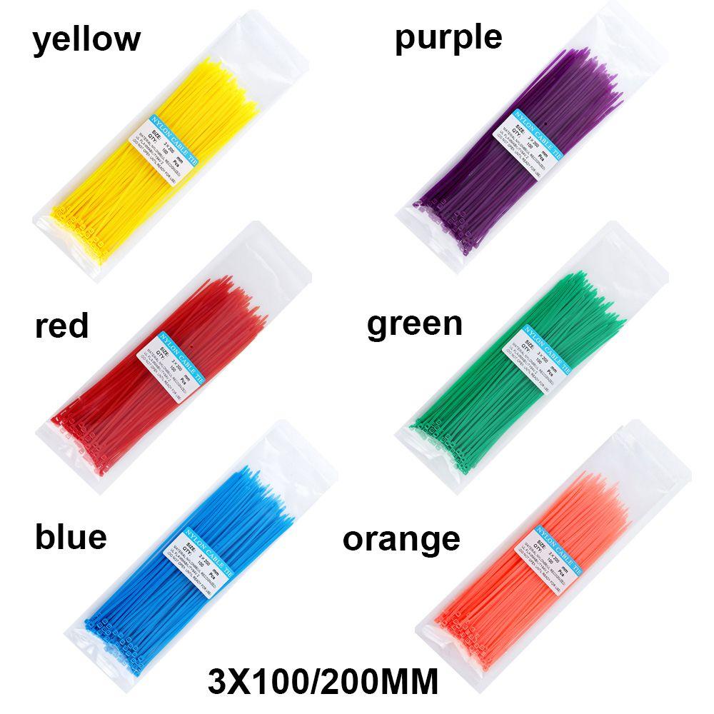 KRNY Set 100 Dây Quấn Dây Cáp Tự Khóa Tiện Lợi