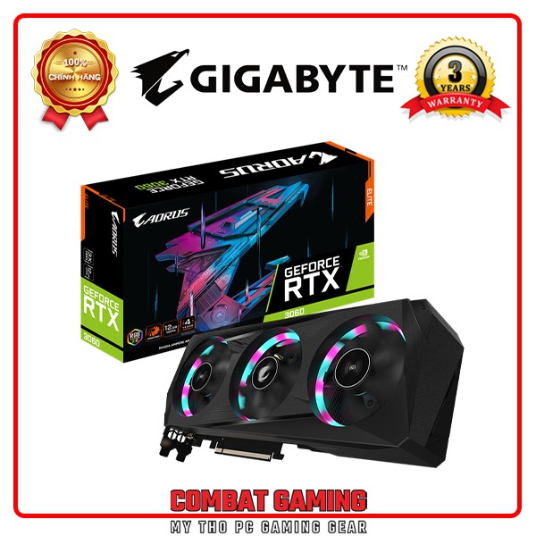 Card Màn Hình GIGABYTE RTX 3060 AORUS ELITE 12GB GDDR6