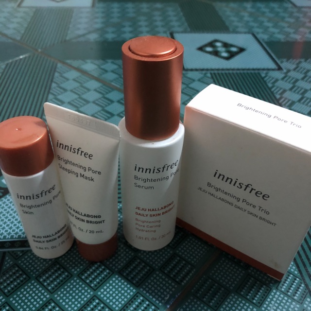 Innisfree brightening pore serum special set