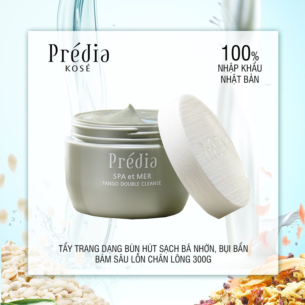 Kem tẩy trang dạng bùn làm sạch sâu lỗ chân lông Kosé Prédia Spa Et Mer Fango Double Cleanse 300g