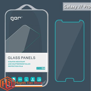 Kính cường lực Samsung J7 Pro , J6 2018 trong suốt không full màn chính hãng GOR
