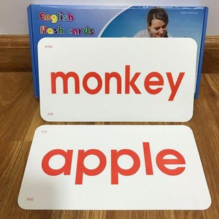 Thẻ Flash Card học tiếng Anh cho bé học liệu Glenn Doman 100%