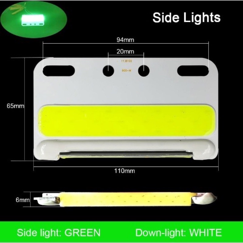 Đèn LED 12V, 24V gắn bên hông xe tải chống vỡ , chống nước tiện dụng