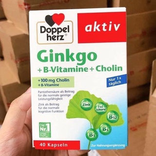 Bổ não aktiv ginkgo - giúp trí não minh mẫn, phòng ngừa và hỗ trợ tai biến