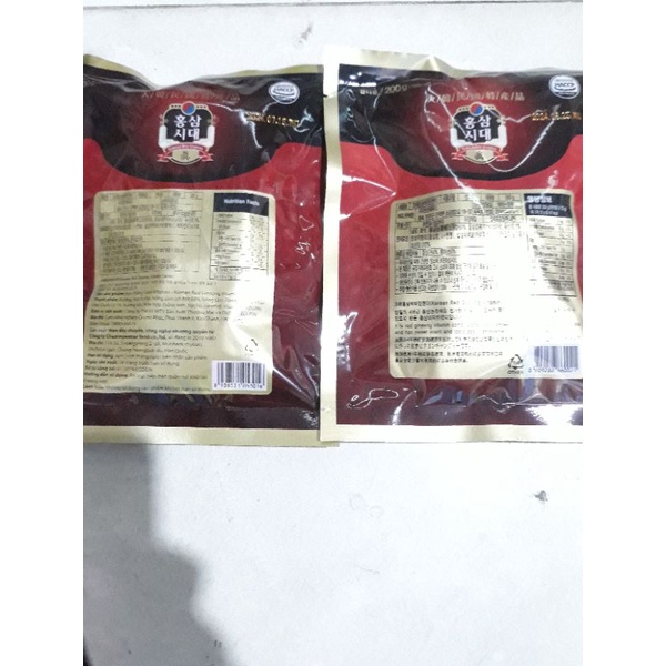 Kẹo hồng sâm vitamin  hàn quốc 200g