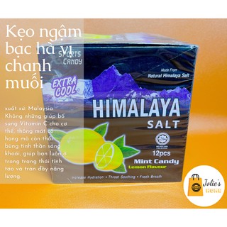 kẹo ngậm bạc hà vị chanh muối  Himalaya salt