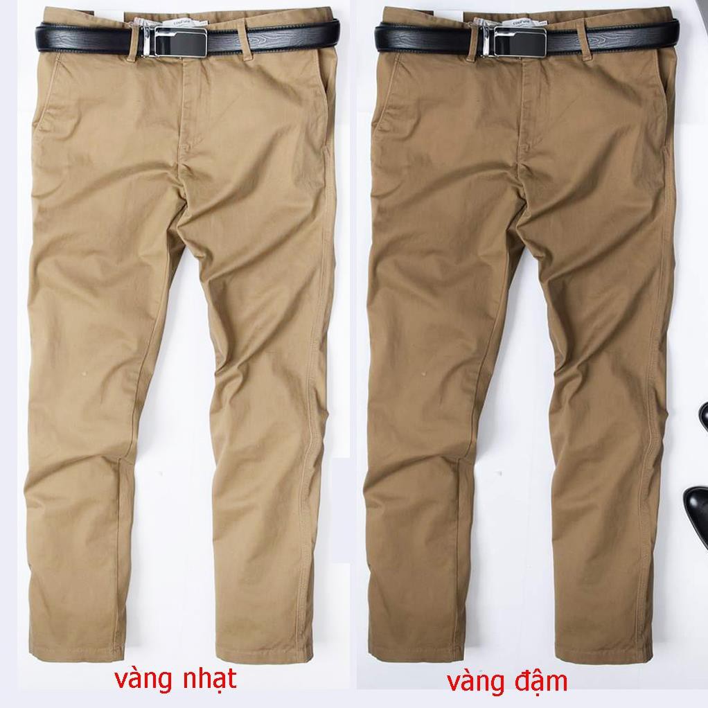 Quần Kaki Dài Nam, Chất Vải Dày Dặn Cực Đẹp, Chuyên Cho Người Béo Bụng, Cỡ Lớn, Size Đại