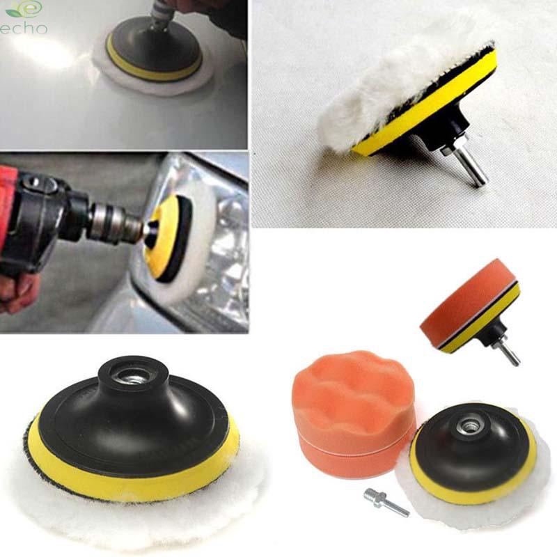 Set 5 pad bọt biển đánh bóng xe hơi 100mm