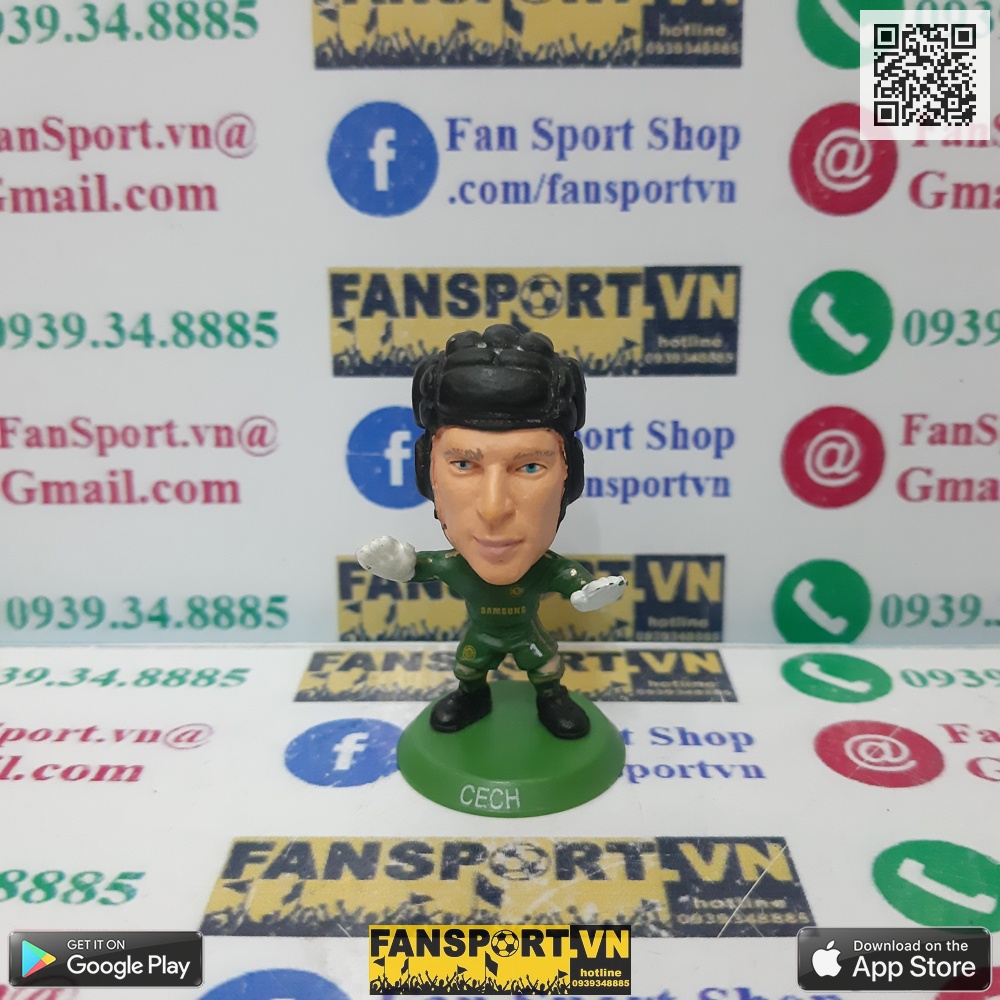 Tượng cầu thủ bóng đá Chelsea Soccerstarz non kodoto soccerwe Cech Luiz Cole Torres Mata