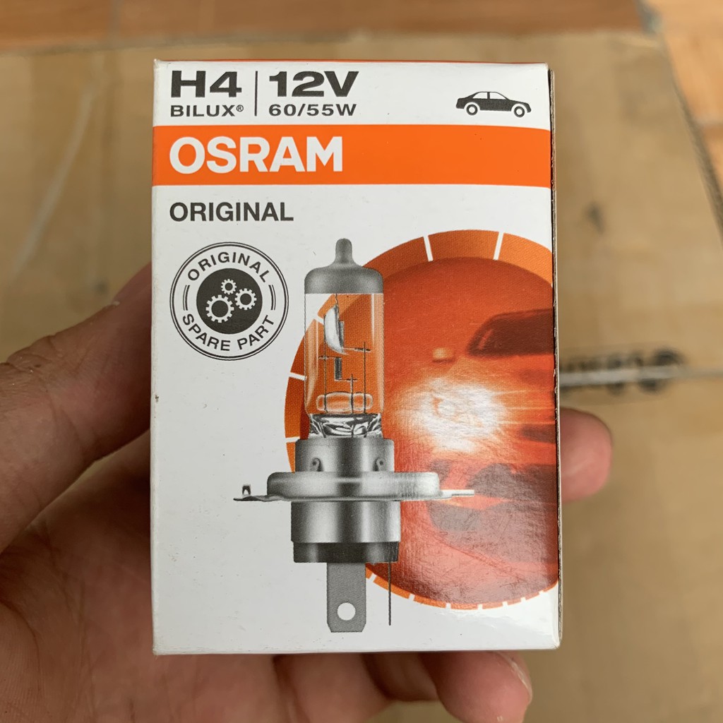 [Chính hãng] Bóng đèn halogen OSRAM tiêu chuẩn 12V 60/55W chân H4 siêu sáng cho ôtô xe máy