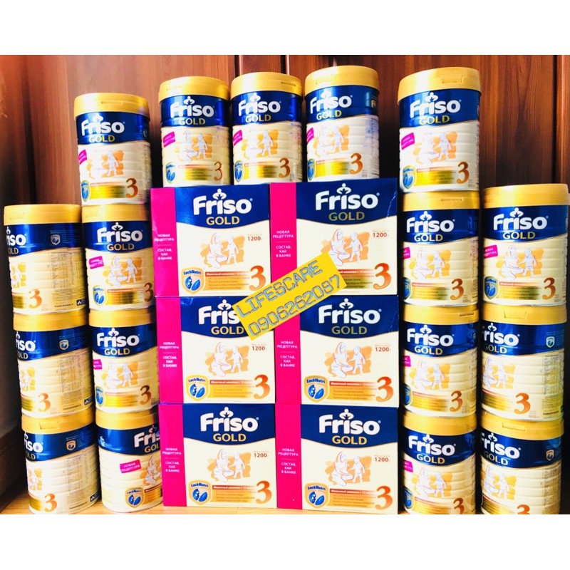 [Date Mới] Sữa Friso Gold Nga 1200g Số 3 Cho Bé Từ 12 Tháng, Tăng Cân Tốt Mà Không Táo