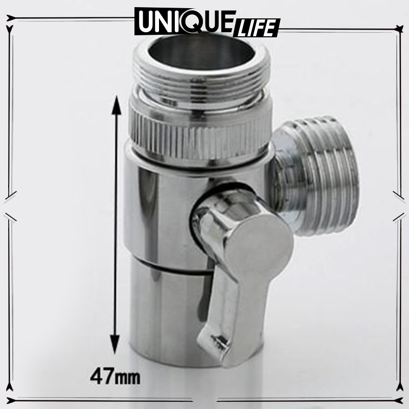 [Niuniu appliances]Brass T-adapter valve Diverter for Hand Held Shower Head / Toilet Bidet