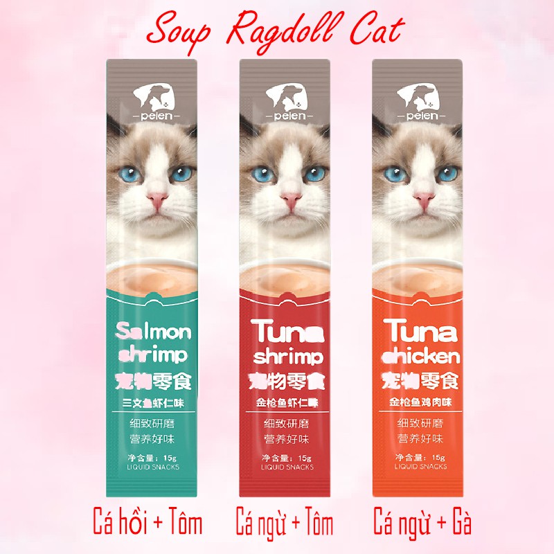 Súp thưởng cho mèo Ragdoll Cat thanh 15gr