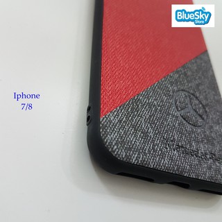 Ốp lưng Iphone 7 / 8 da logo Mercedes