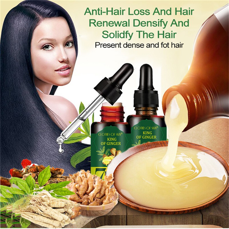 [Hàng mới về] Serum dưỡng kích thích mọc tóc tinh chất gừng tự nhiên dưỡng chân tóc khỏe mạnh