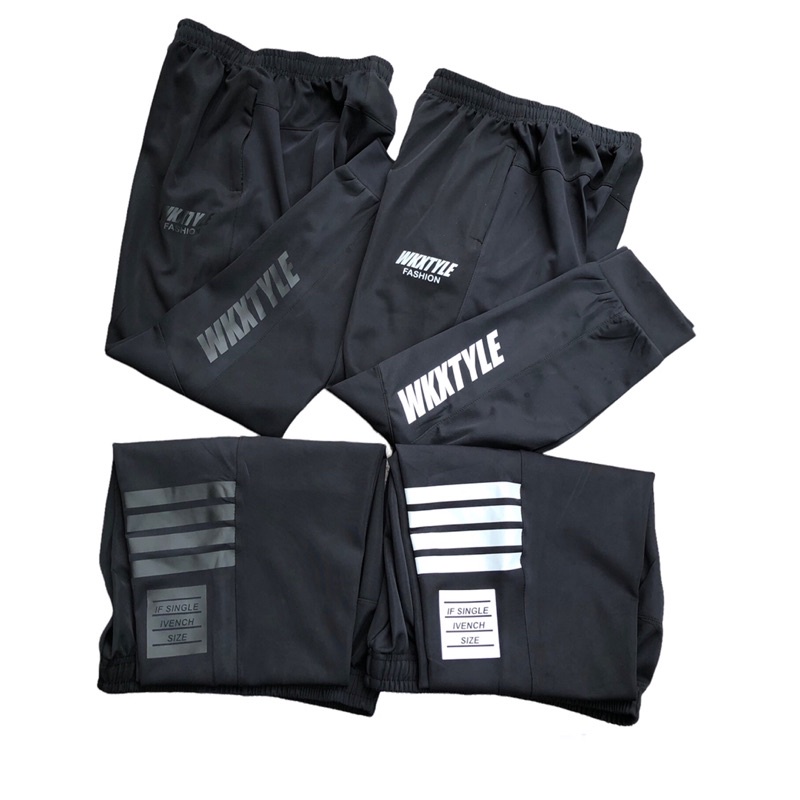 Quần nỉ Nam jogged thu đông chất liệu poly