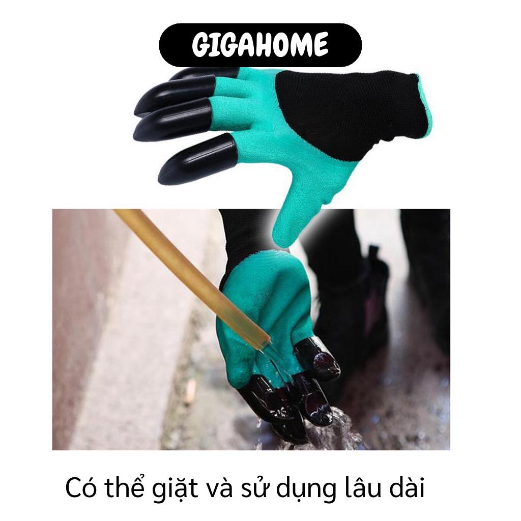 Bao Tay Làm Vườn GIGAHOME Găng Tay Bảo Hộ Có Móng Vuốt Chuyên Dụng Bới Đất, Chăm Sóc Cây 3147