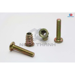 Bộ Bù lon + ốc cấy gỗ