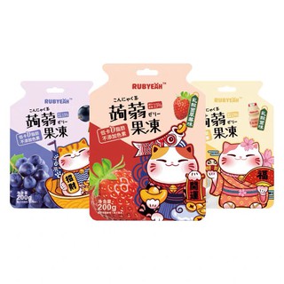 Thạch rau câu pudding Rubyeah 3 vị túi 200g/10 gói nhỏ