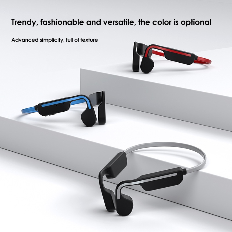 Dẫn Truyền Xương Tai Nghe Tích 16G Bluetooth-Tương Thích 5.0 Tiếng Ồn Không Dây Thể Thao Tai Nghe IPX6 Chống Thấm Nước